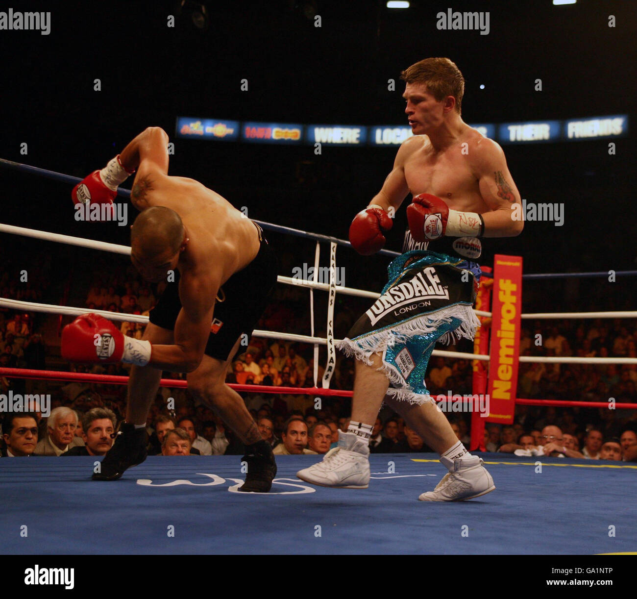 Boxe - Ricky Hatton v Jose Luis Castillo - super-légers - Las Vegas Banque D'Images