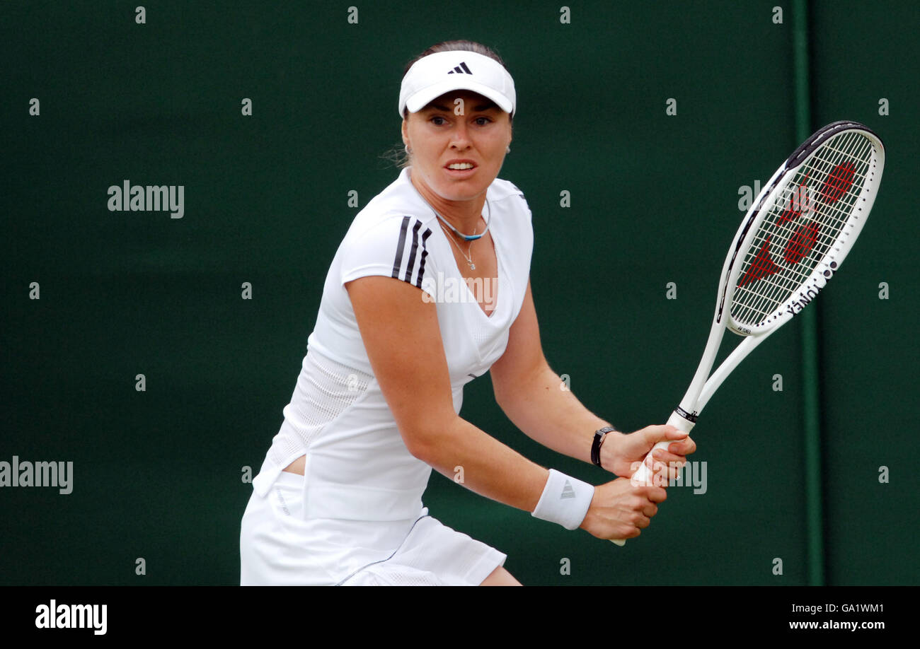 Tennis - tournoi de Wimbledon 2007 - Jour 1 - All England Club Banque D'Images