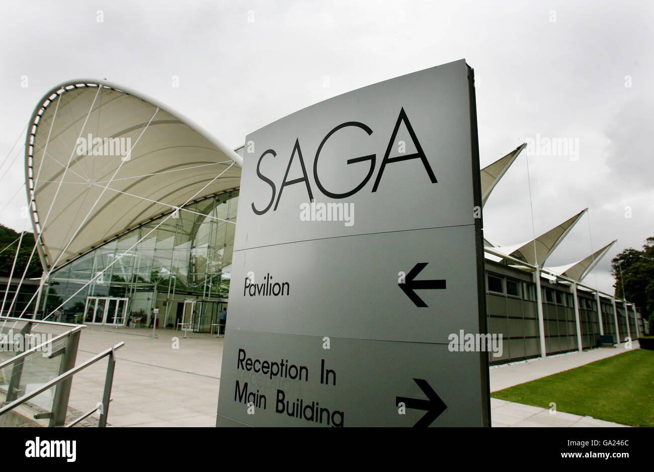 fusion de 6 milliards.Vue générale de SAGA à Sandgate, Kent. Banque D'Images
