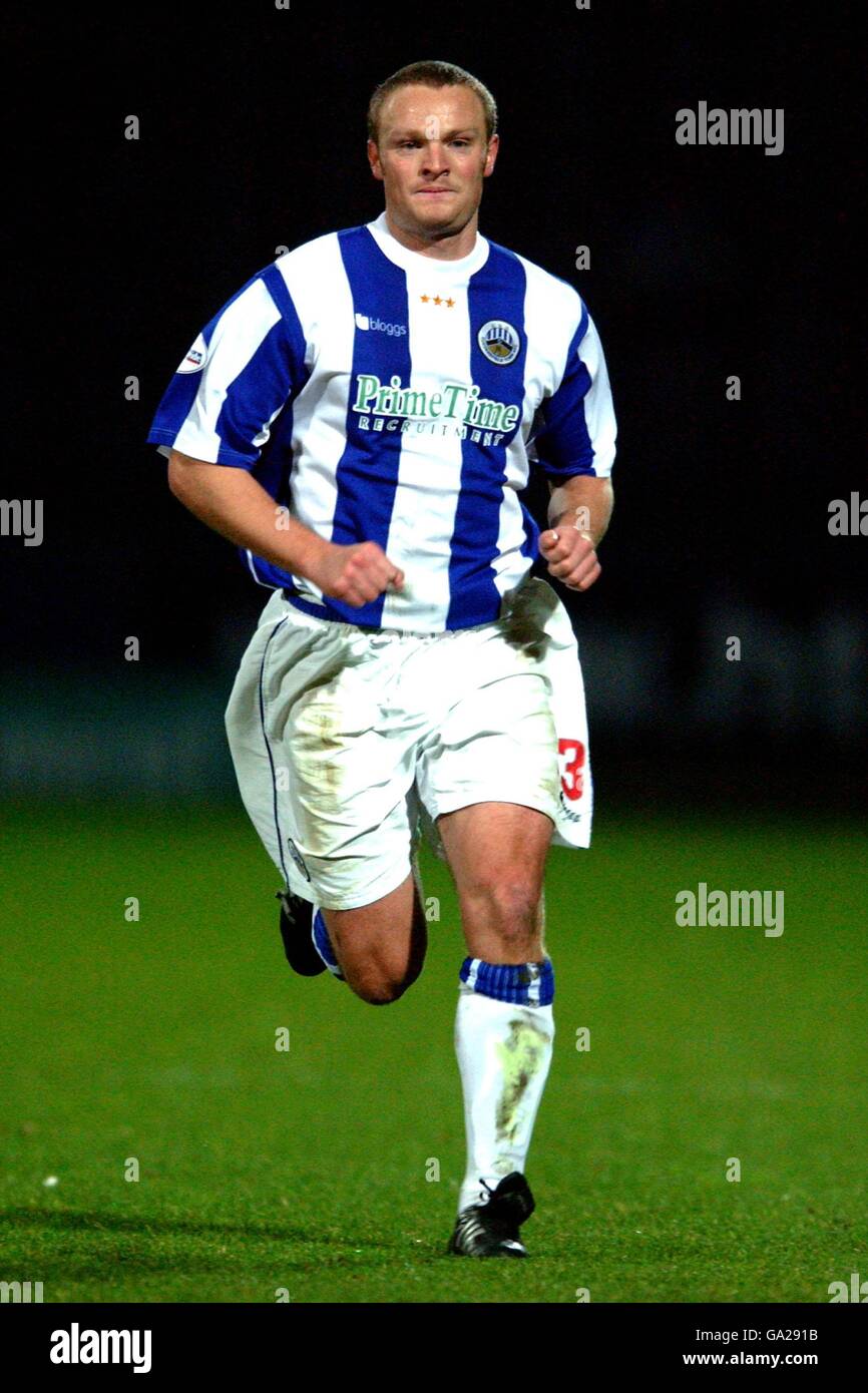 Soccer - Nationwide League Division Two - Huddersfield Town / Notts County.Chris Holland, ville de Huddersfield Banque D'Images