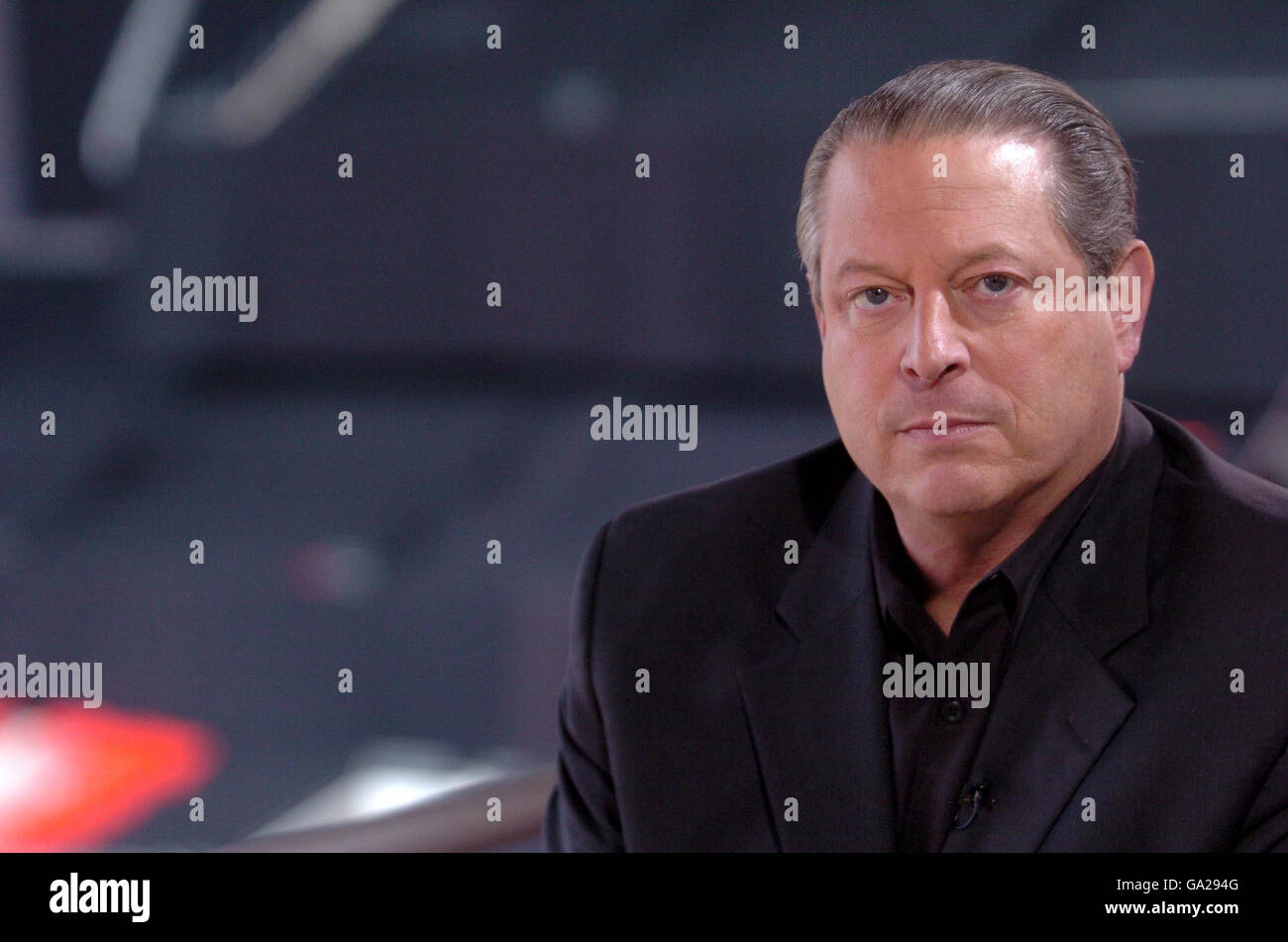 Al Gore au stade de Wembley, Londres Banque D'Images