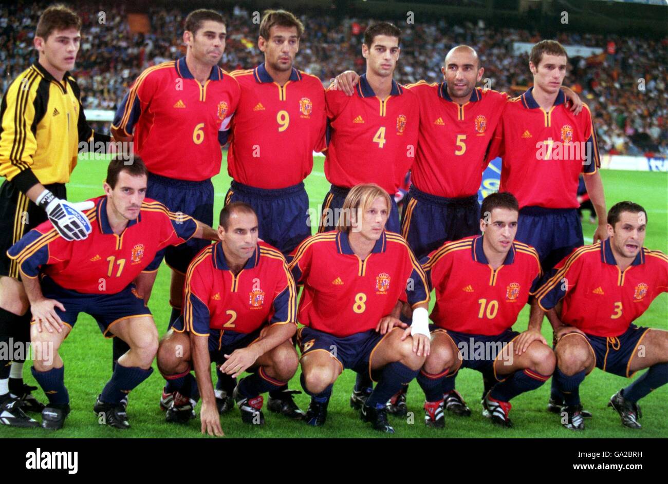Football - Coupe du Monde 2002 Qualifications - Groupe sept - Espagne /  Israël Photo Stock - Alamy