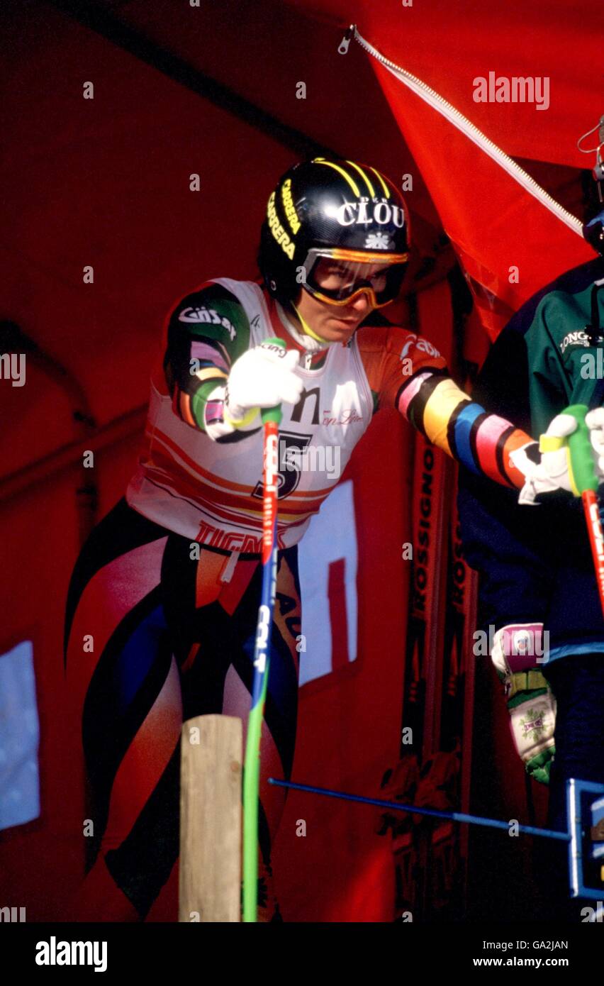Ski alpin - Coupe du monde Femmes - Slalom géant - Tignes Banque D'Images