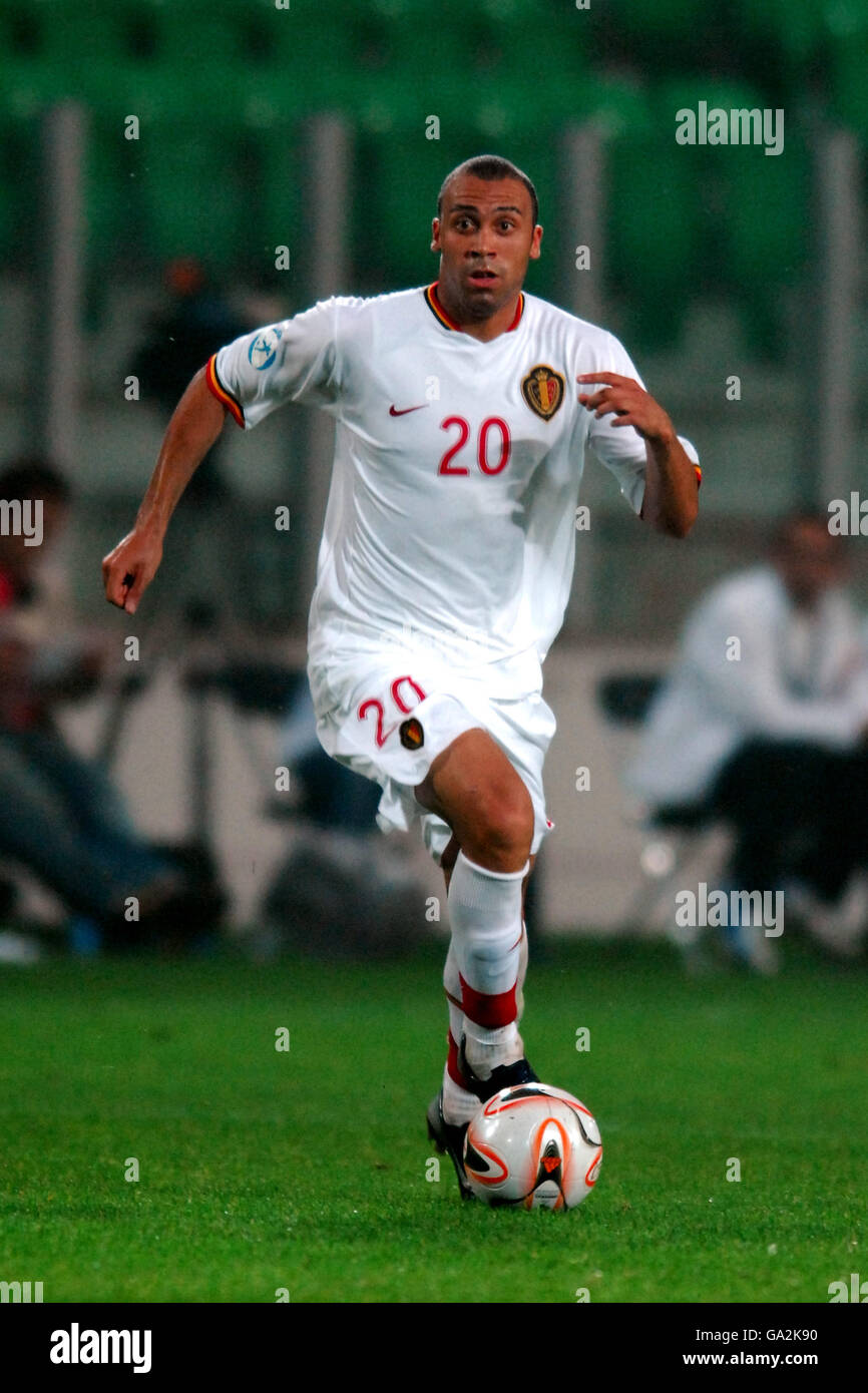 Football - Championnat UEFA des moins de 21 ans - Portugal / Belgique - Stade Euroborg. Anthony Vanden Borre, Belgique Banque D'Images