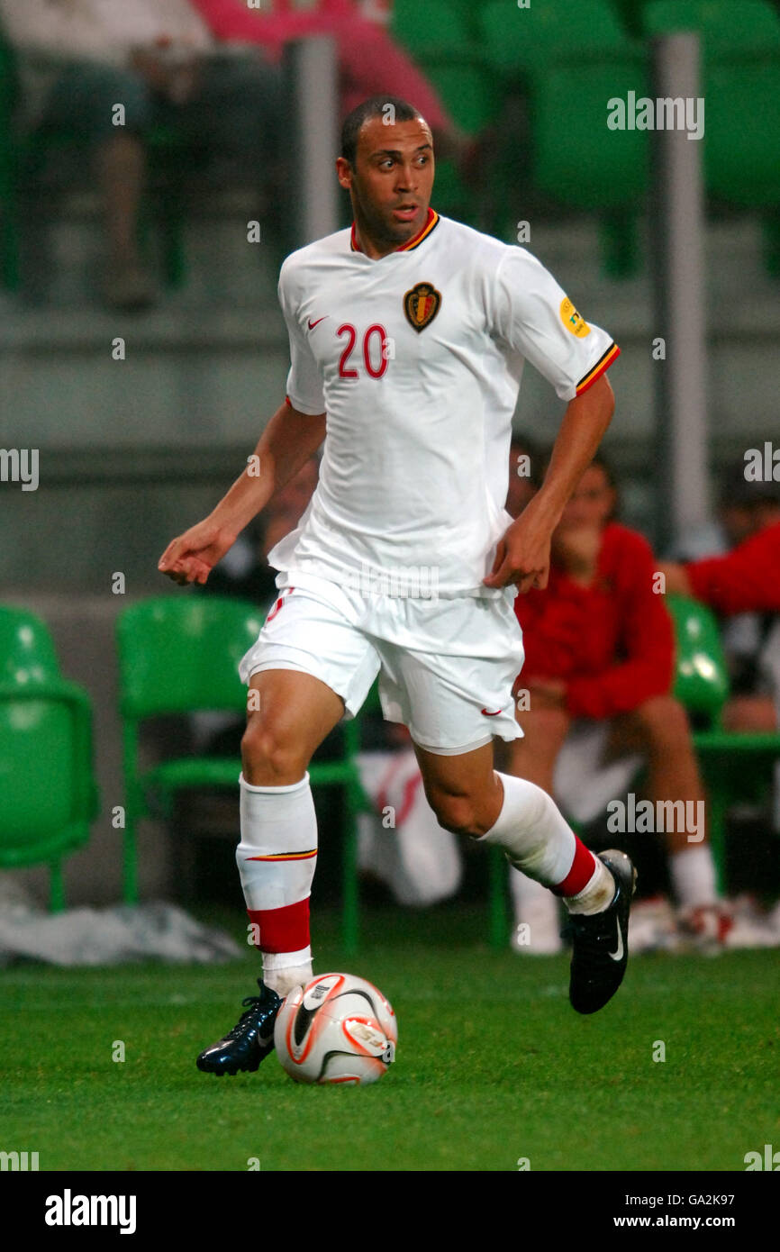 Football - Championnat UEFA des moins de 21 ans - Portugal / Belgique - Stade Euroborg. Anthony Vanden Borre, Belgique Banque D'Images