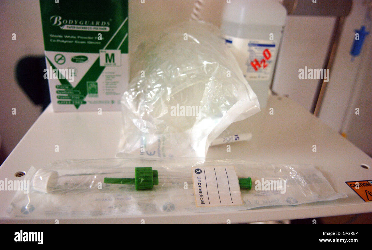 L'unité de soins intensifs de l'hôpital de Whittington, dans le Nord Londres Banque D'Images