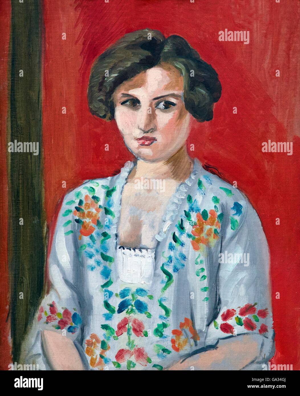 La blouse Bulgare, par Henri Matisse, 1920, Fitzwilliam Museum, Cambridge, Angleterre, RU, FR Banque D'Images