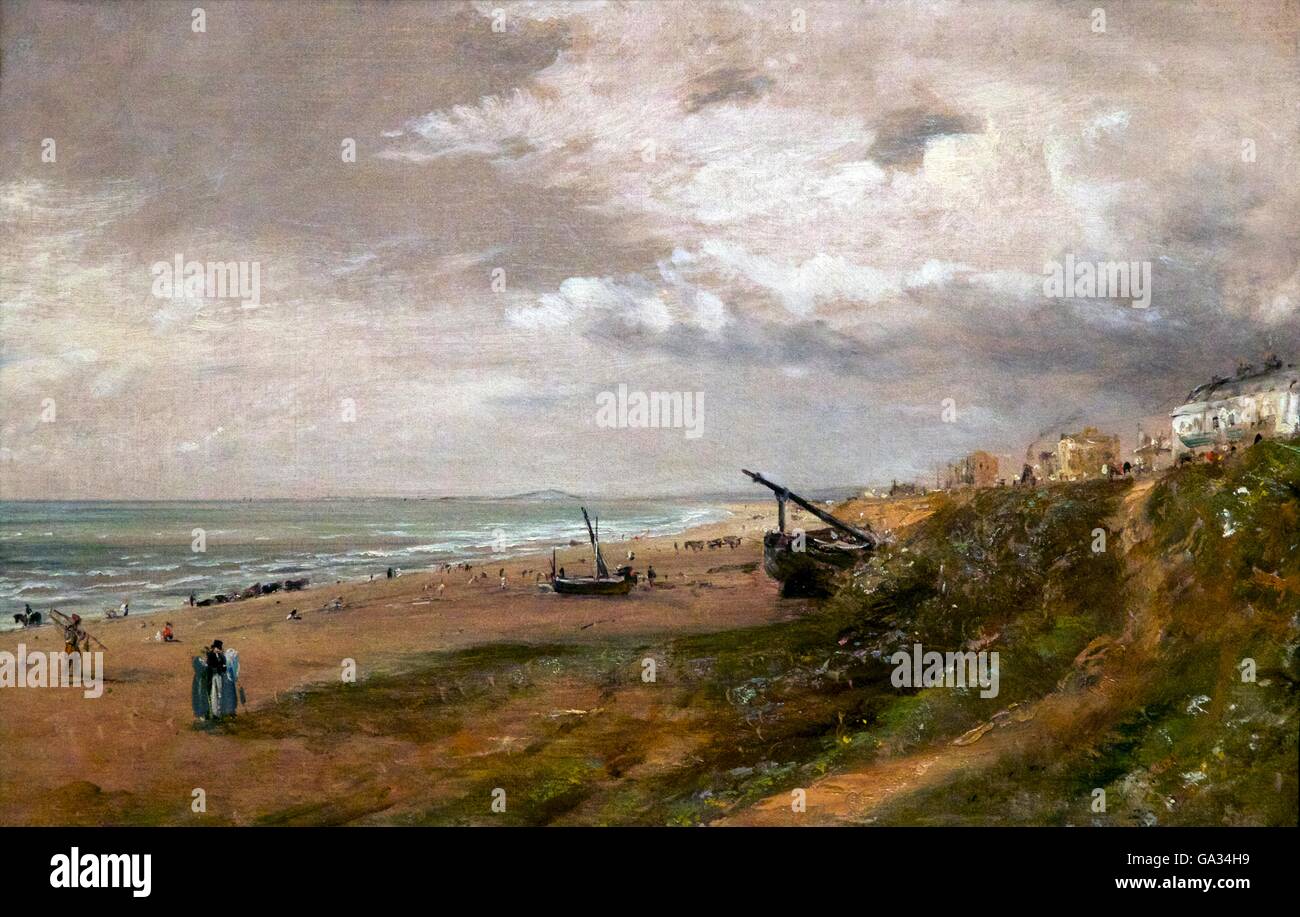 Hove Beach, par John Constable, Fitzwilliam Museum, Cambridge, Angleterre, RU, FR Banque D'Images