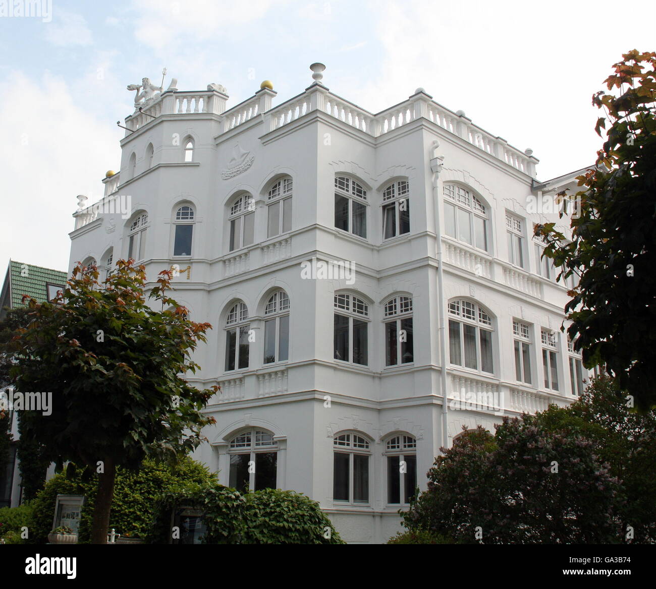 Villa typique hoiday Banque D'Images