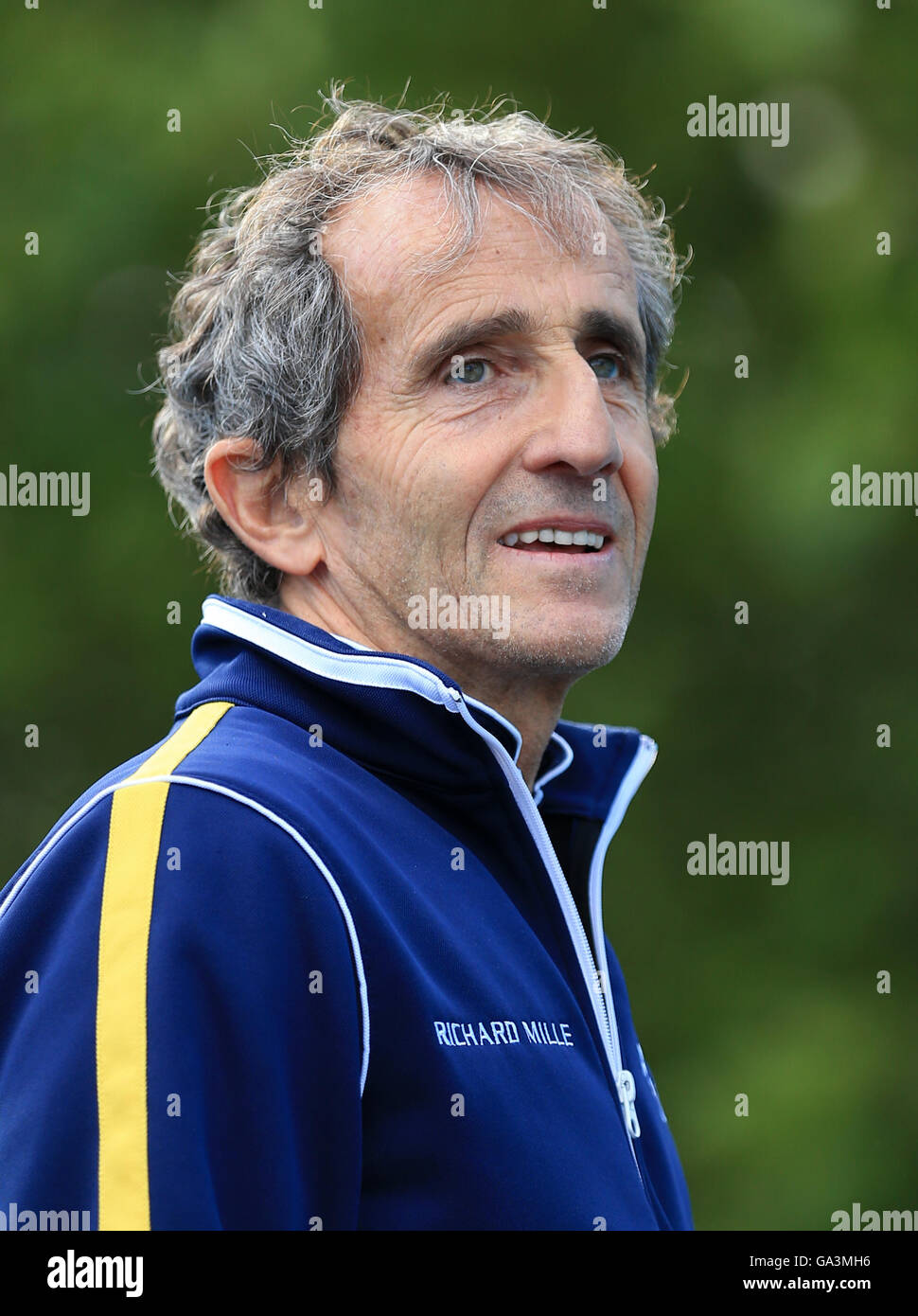 Alain Prost, père de Nicolas Prost le gagnant du round 9 du Championnat FIA de Formule E à Battersea Park, Londres. Banque D'Images