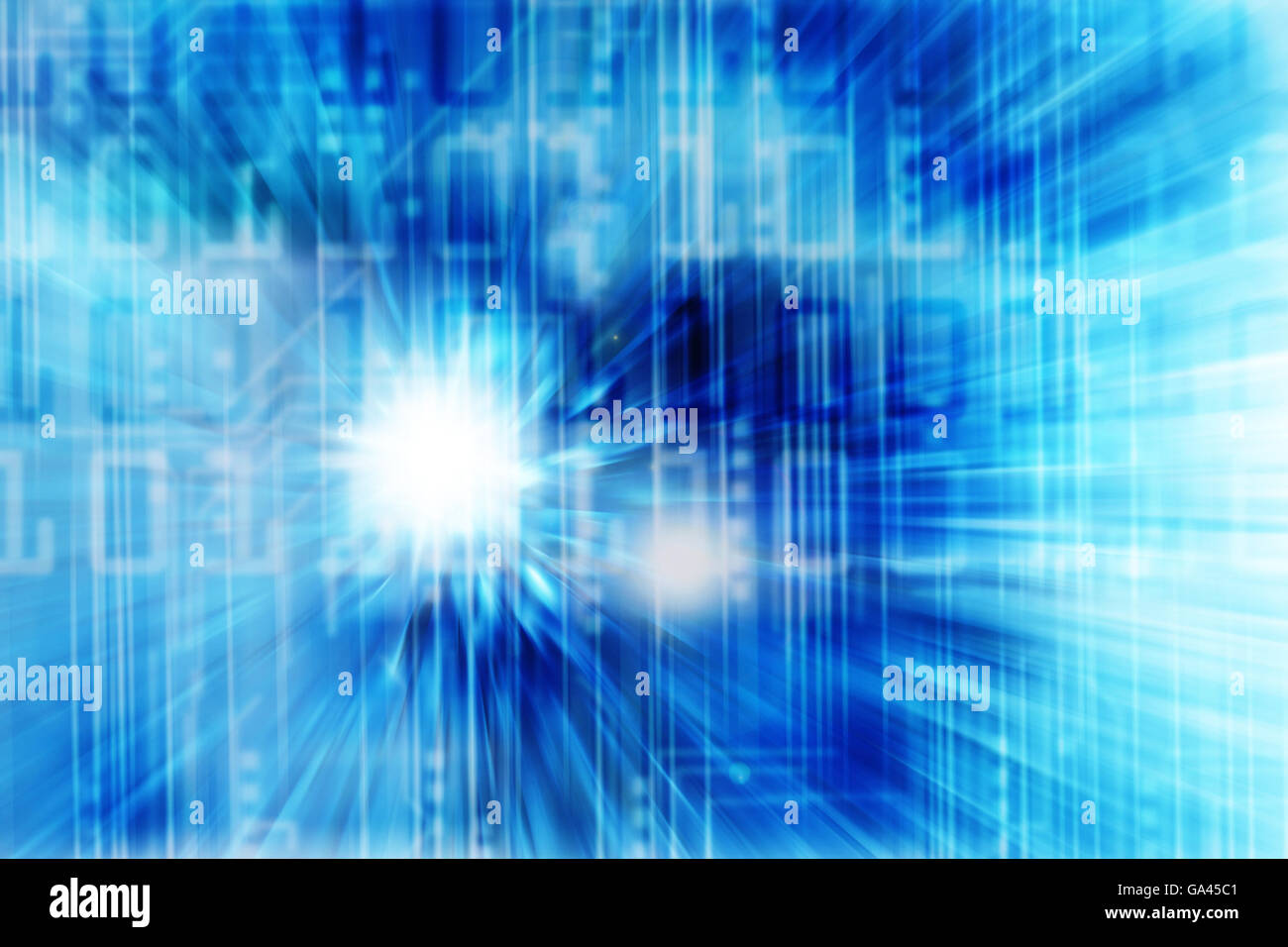 La technologie blue abstract background Banque D'Images