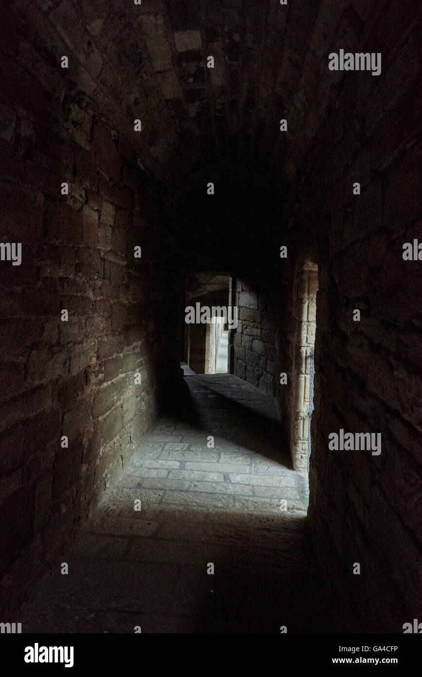 Les ruines de Linlithgow Palace est situé dans la ville de Linlithgow, West Lothian, Scotland Banque D'Images