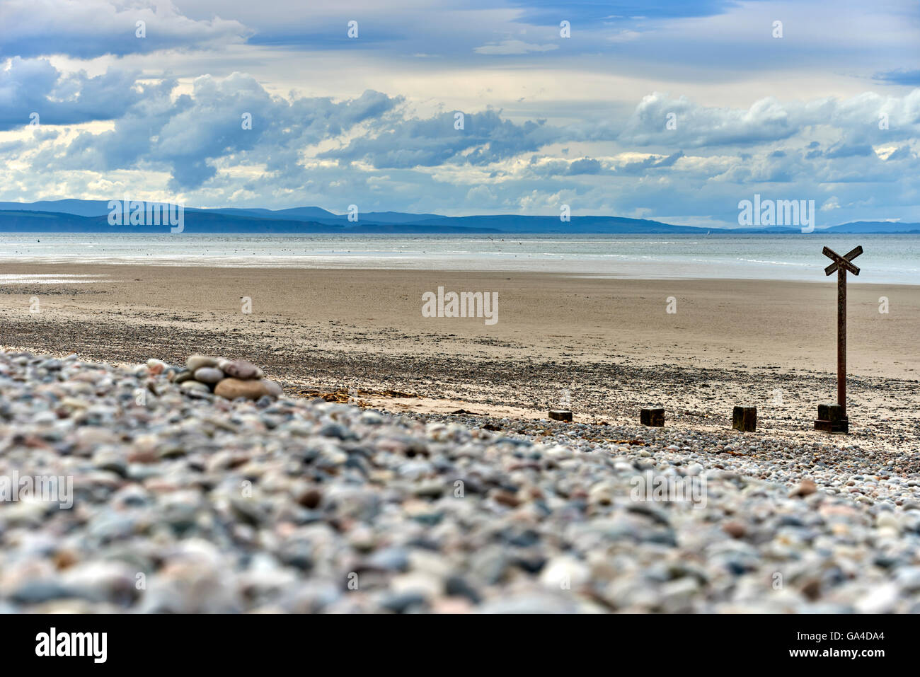 Findhorn est un village de Moray, Scotland Banque D'Images