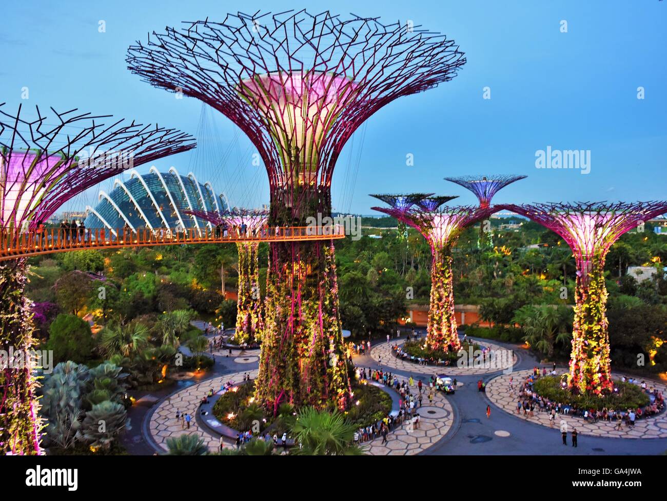 Gardens By The Bay, Singapour Banque D'Images