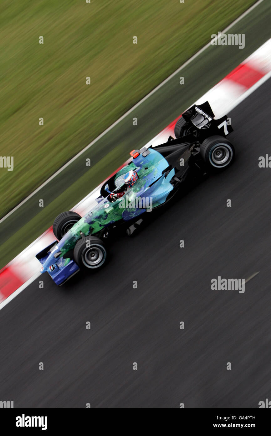 Course de Formule 1 - Grand Prix - Pratique - Magny Cours Banque D'Images