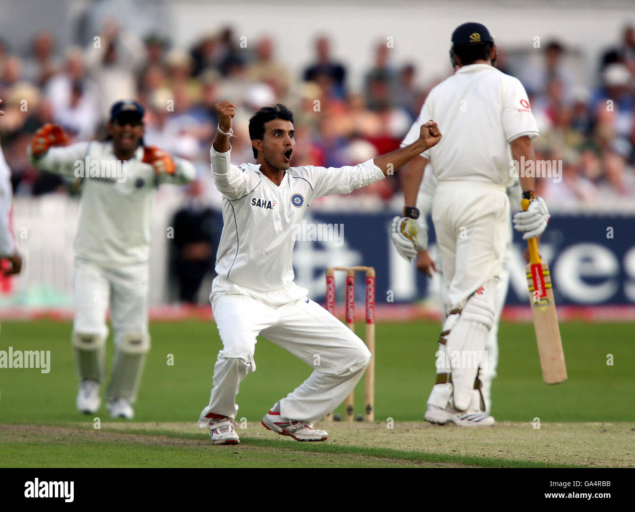 Cricket - npower deuxième Test - Angleterre v Inde - Jour 1 - Trent Bridge Banque D'Images