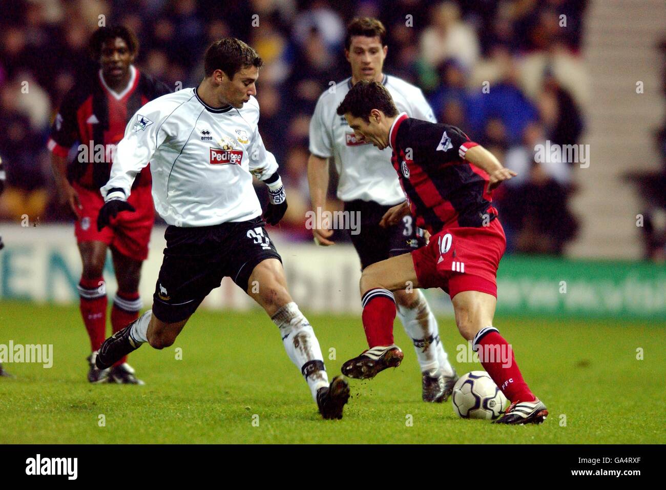 Soccer - FA Barclaycard Premiership - Derby County v Fulham Banque D'Images