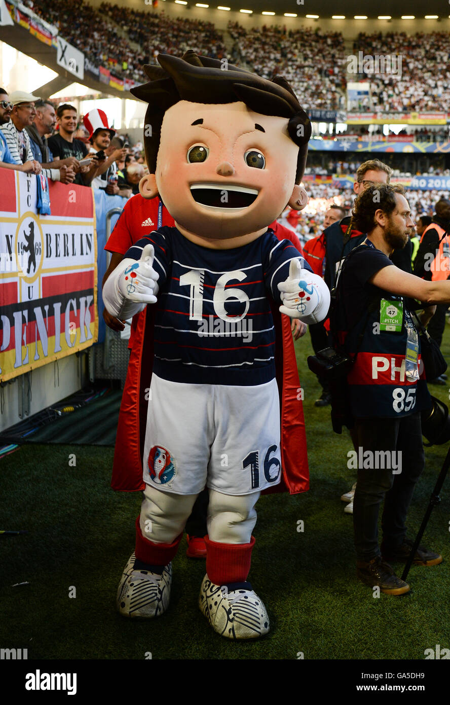 Porte-clés Collector Euro 2016 - Mascotte Super Victor Goalix, En PVC