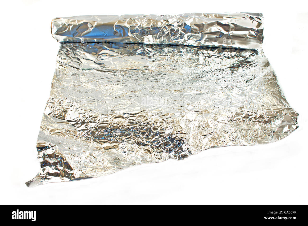 Aluminium, isolated on white Banque D'Images