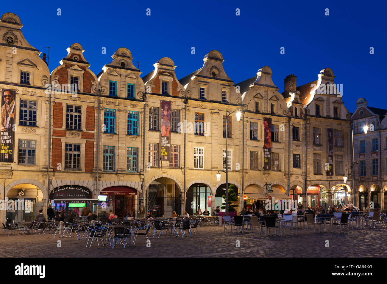 Place des Héros, Arras, Pas de Calais, Nord-Pas de Calais Picardie, France Banque D'Images