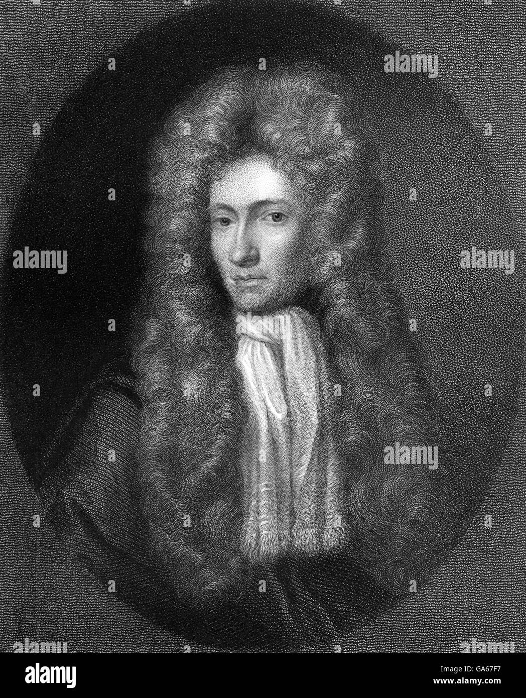 Robert Boyle, 1627-1691, un philosophe naturel, chimiste, physicien et inventeur Banque D'Images