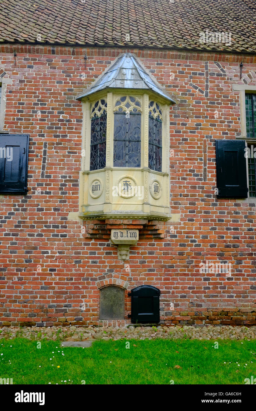Monastère historique et terrains à Ter Apel, Groningen, Pays-Bas Banque D'Images
