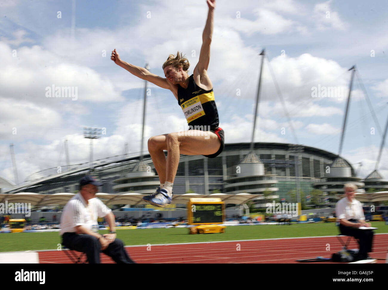 Athlétisme - Norwich Union World Trials et UK Championships - Jour deux - Manchester Regional Arena Banque D'Images