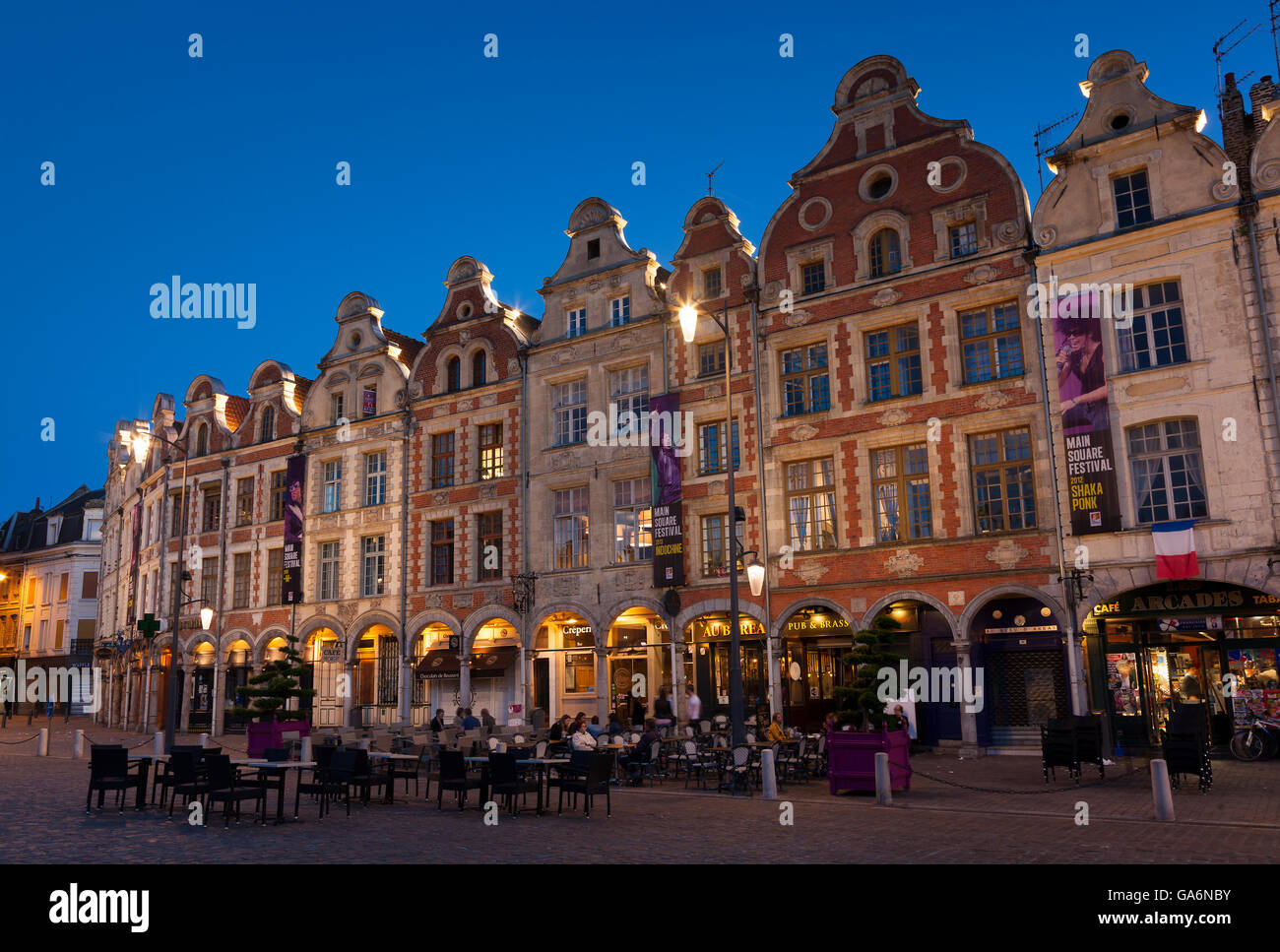 Place des Héros, Arras, Pas de Calais, Nord-Pas de Calais Picardie, France Banque D'Images