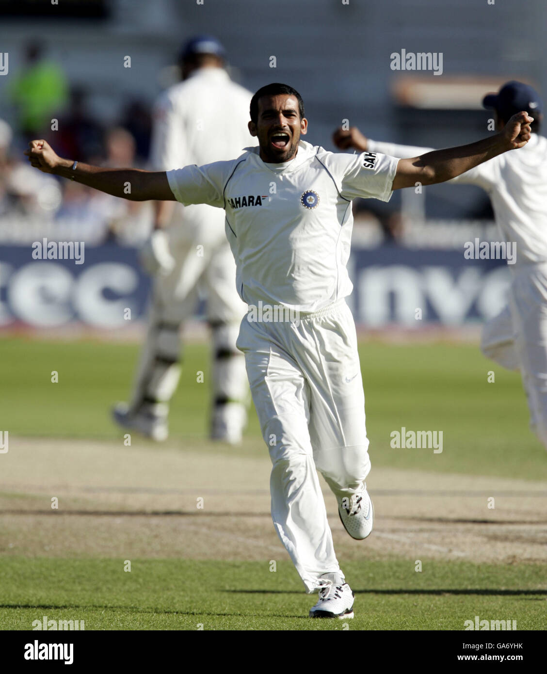 Cricket - npower deuxième Test - Angleterre v Inde - Jour trois - Trent Bridge Banque D'Images