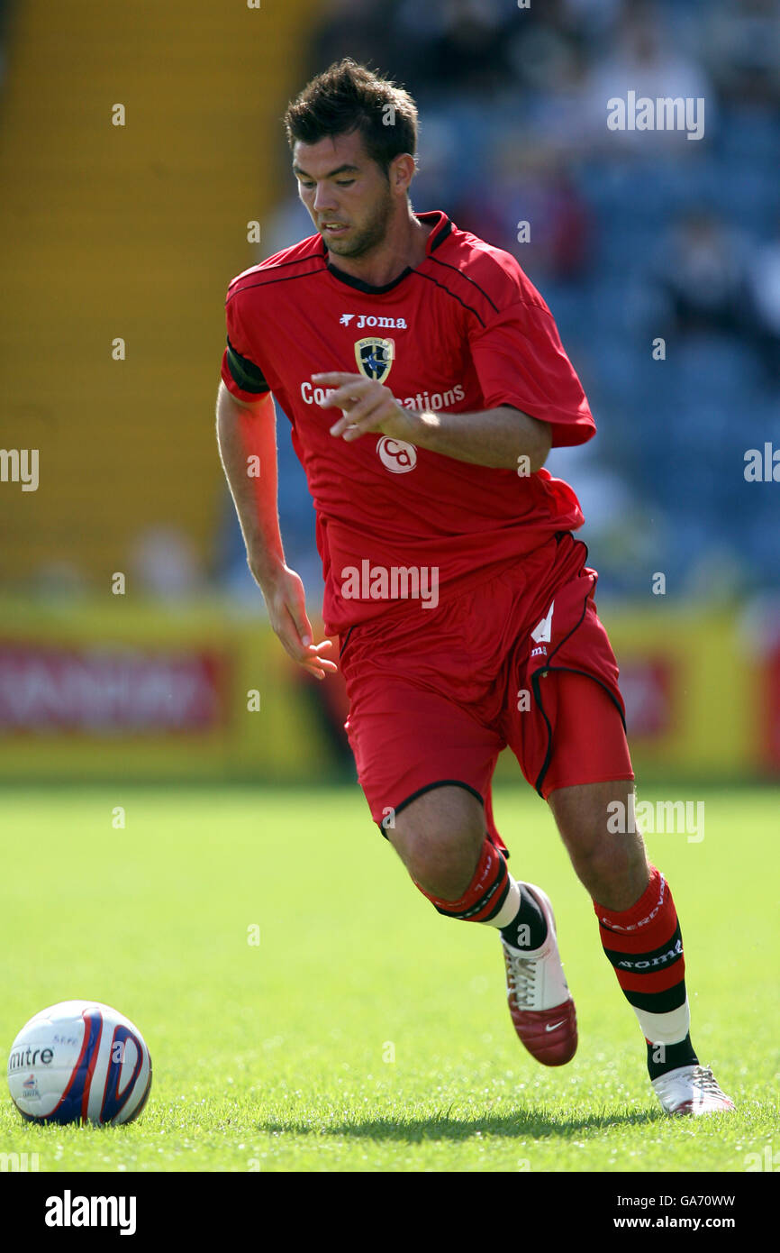 Football - Friendly - Stockport County v Cardiff City - Edgeley Park Banque D'Images