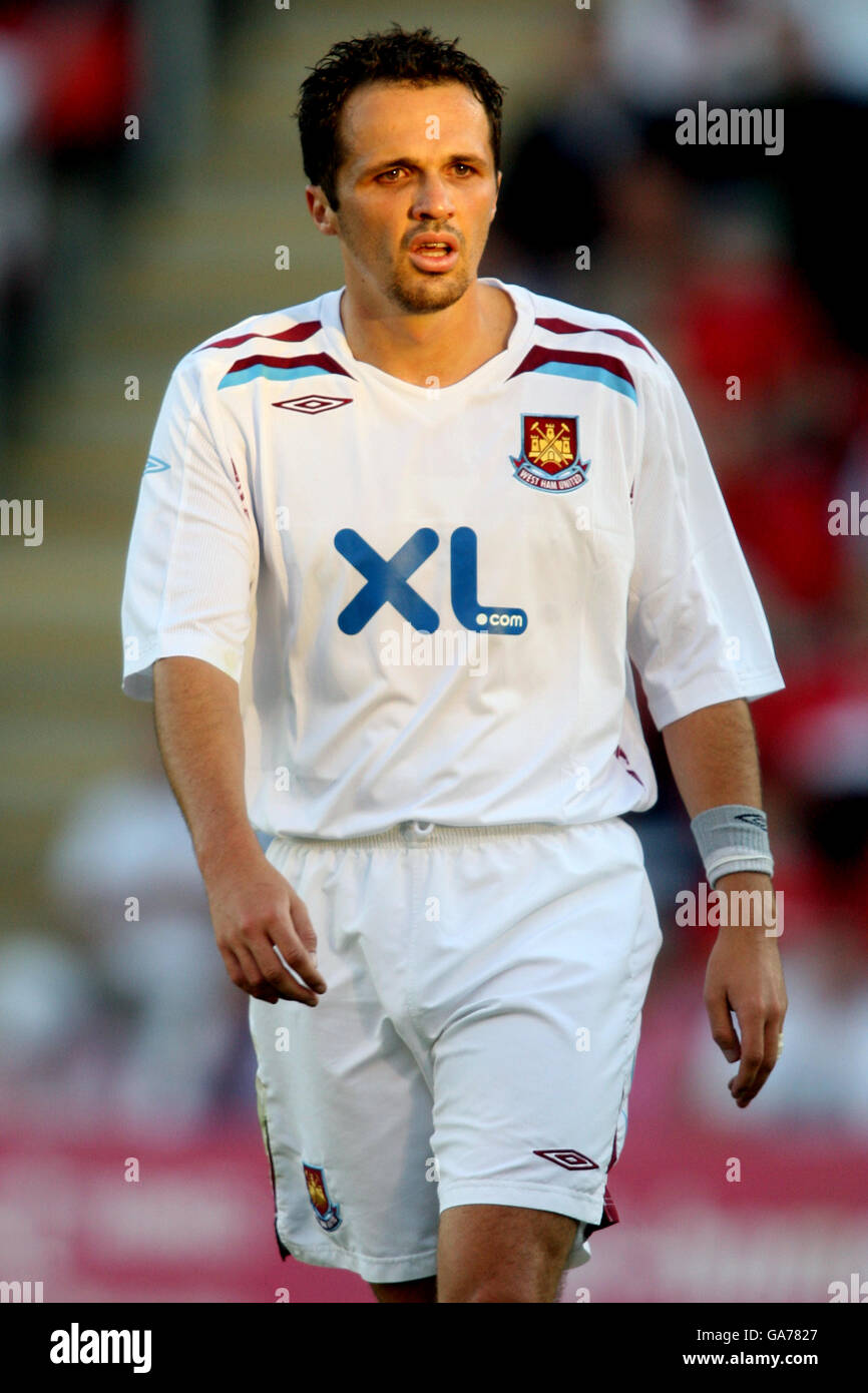 Football - amical - Leyton Orient / West Ham United - Brisbane Road. Matthew Etherington, West Ham United Banque D'Images