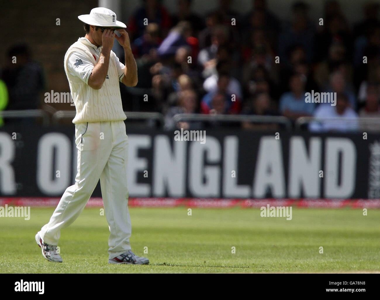 Cricket - npower deuxième Test - Angleterre v Inde - Jour trois - Trent Bridge Banque D'Images