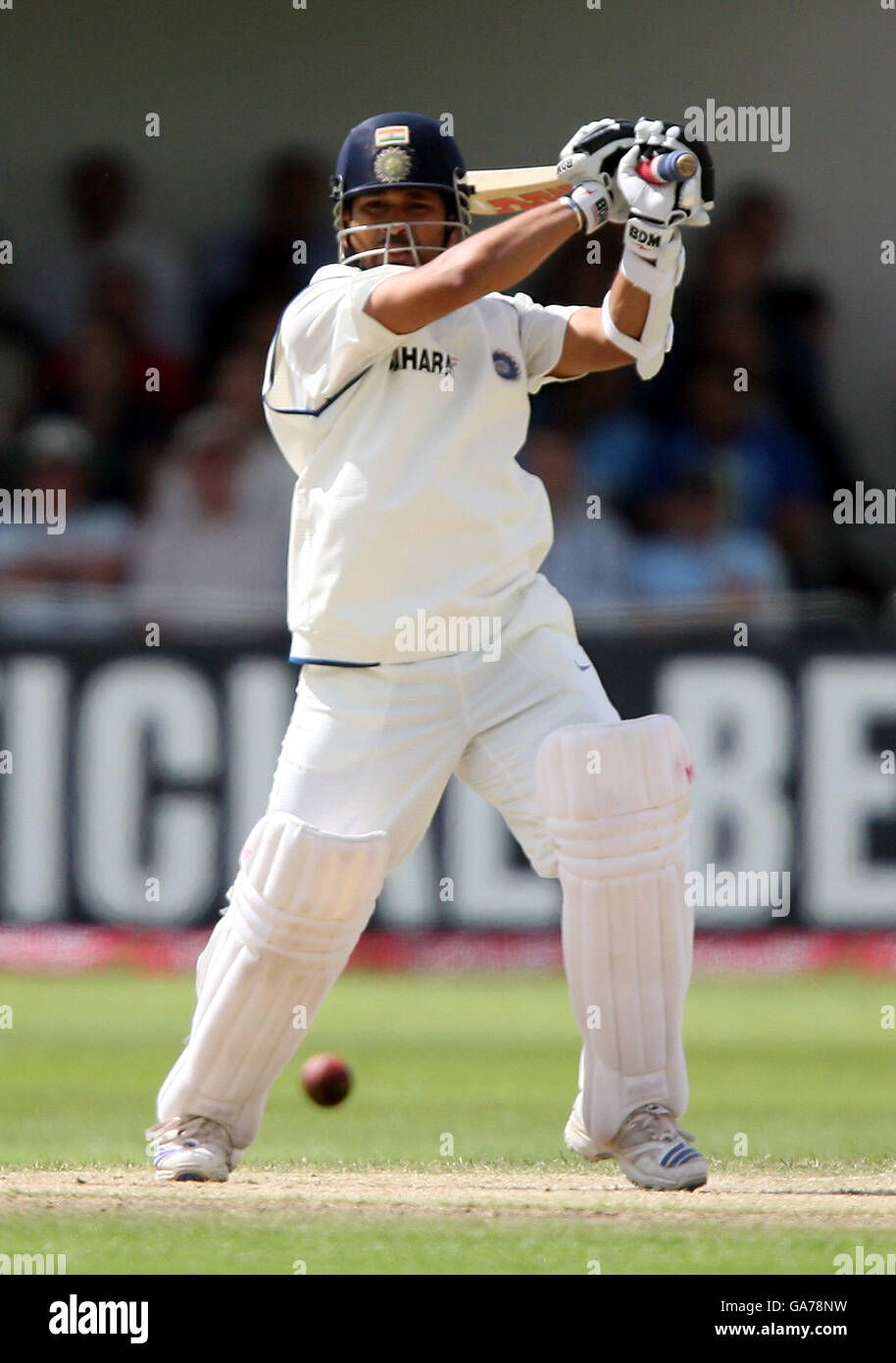 Cricket - npower deuxième Test - Angleterre v Inde - Jour trois - Trent Bridge Banque D'Images