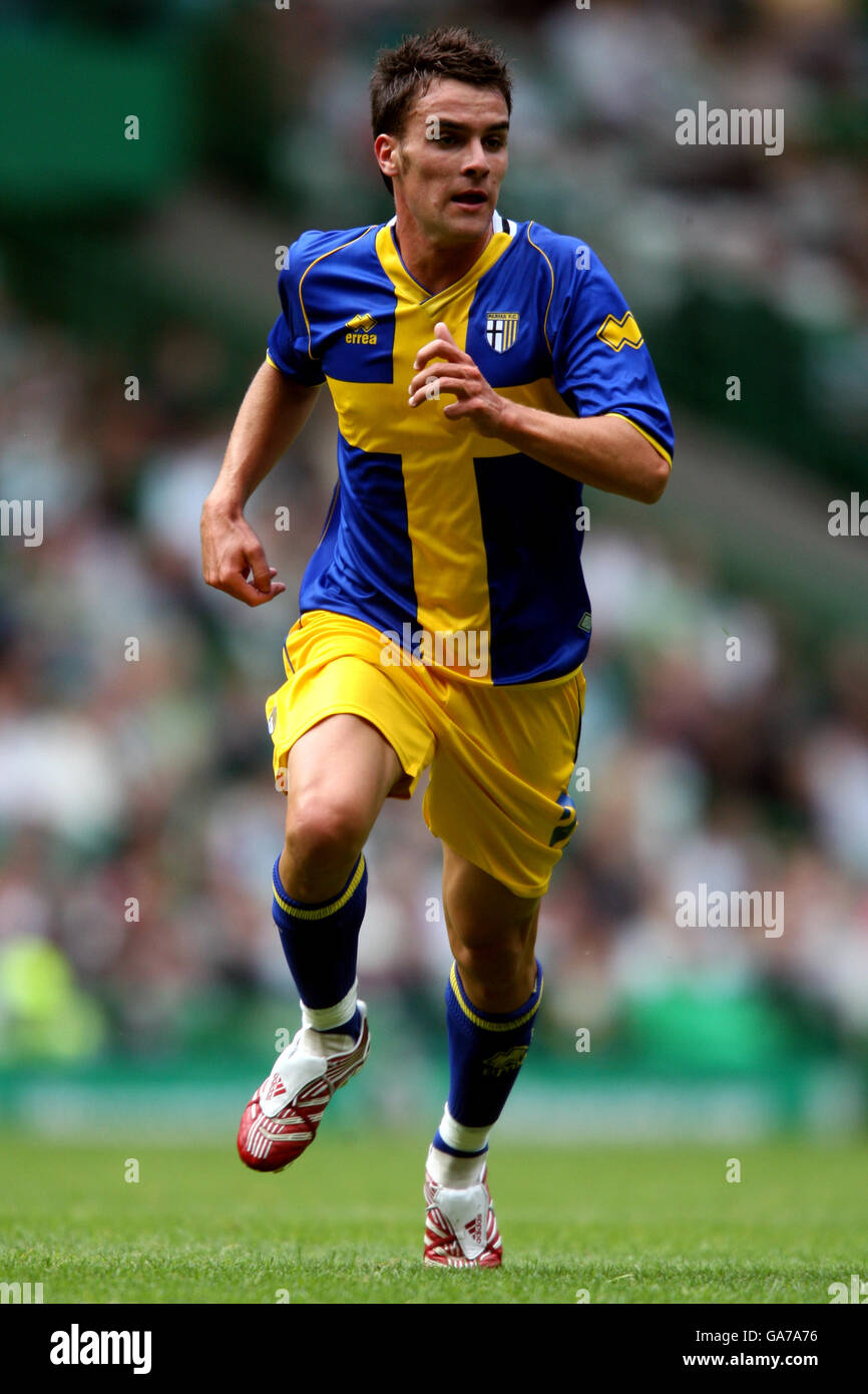 Football - amical - Celtic v Parme - Celtic Park.Luca Cigarini, Parme Banque D'Images