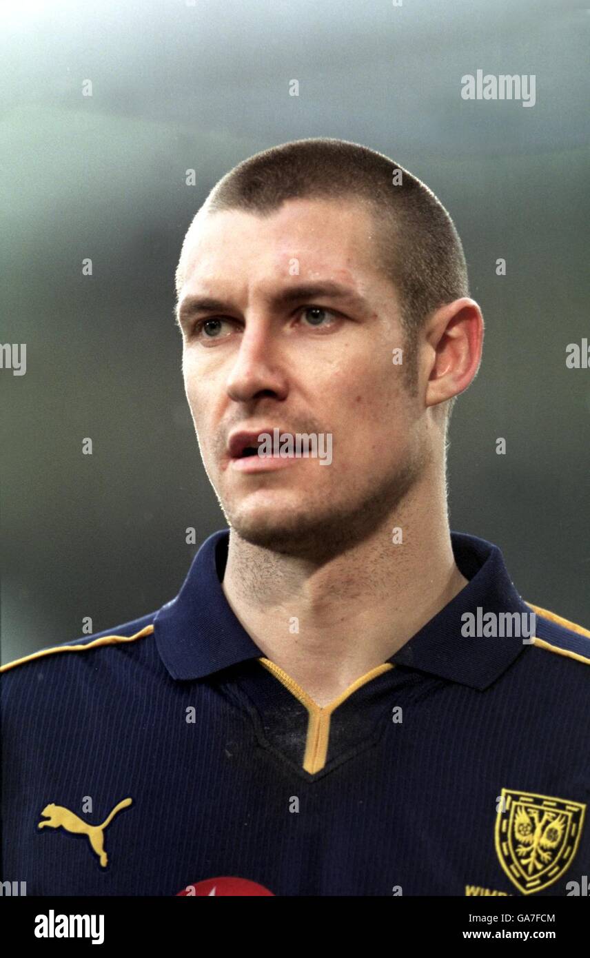 Football - Nationwide League Division One - Wimbledon / Manchester City. Darren Holloway, Wimbledon Banque D'Images