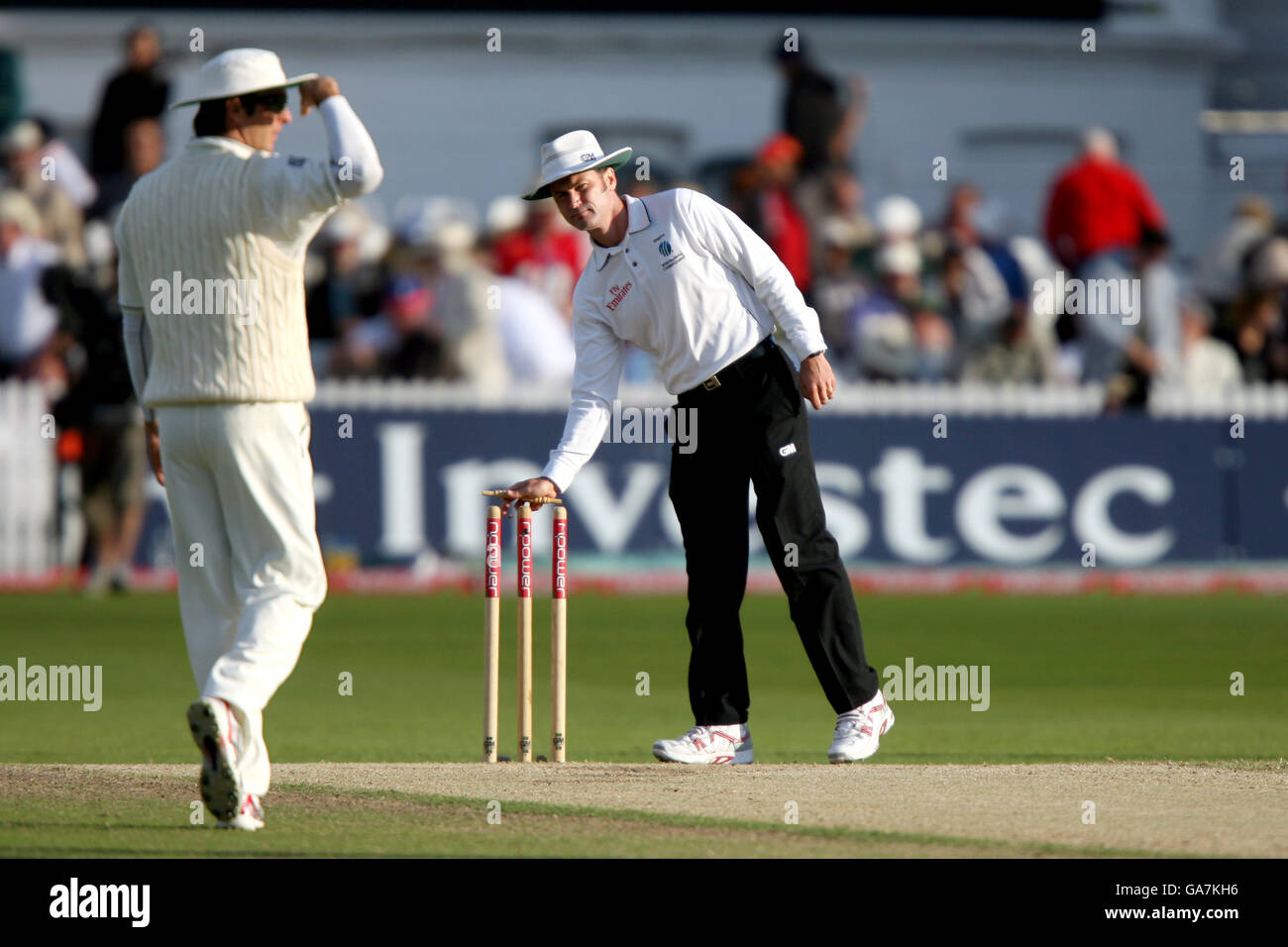 Cricket - npower deuxième Test - Angleterre v Inde - Jour 4 - Trent Bridge Banque D'Images