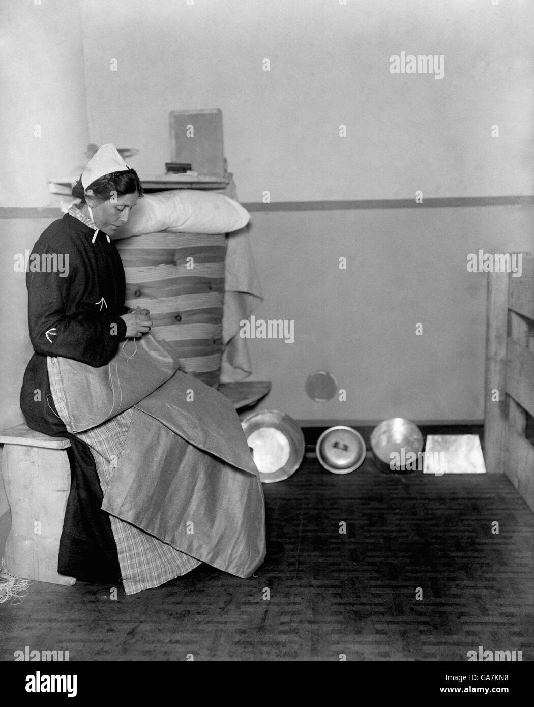 Politique - Suffragettes - 1910. Une suffragette en robe de prison. Banque D'Images