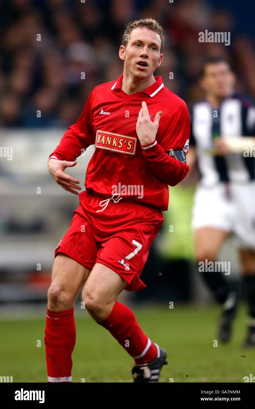 Soccer - Nationwide League Division One - West Bromwich Albion / Walsall. Darren rack, Walsall Banque D'Images