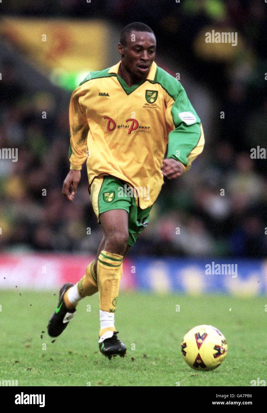 Football - Nationwide League Division One - Norwich City / Millwall. Darren Kenton, Norwich City Banque D'Images