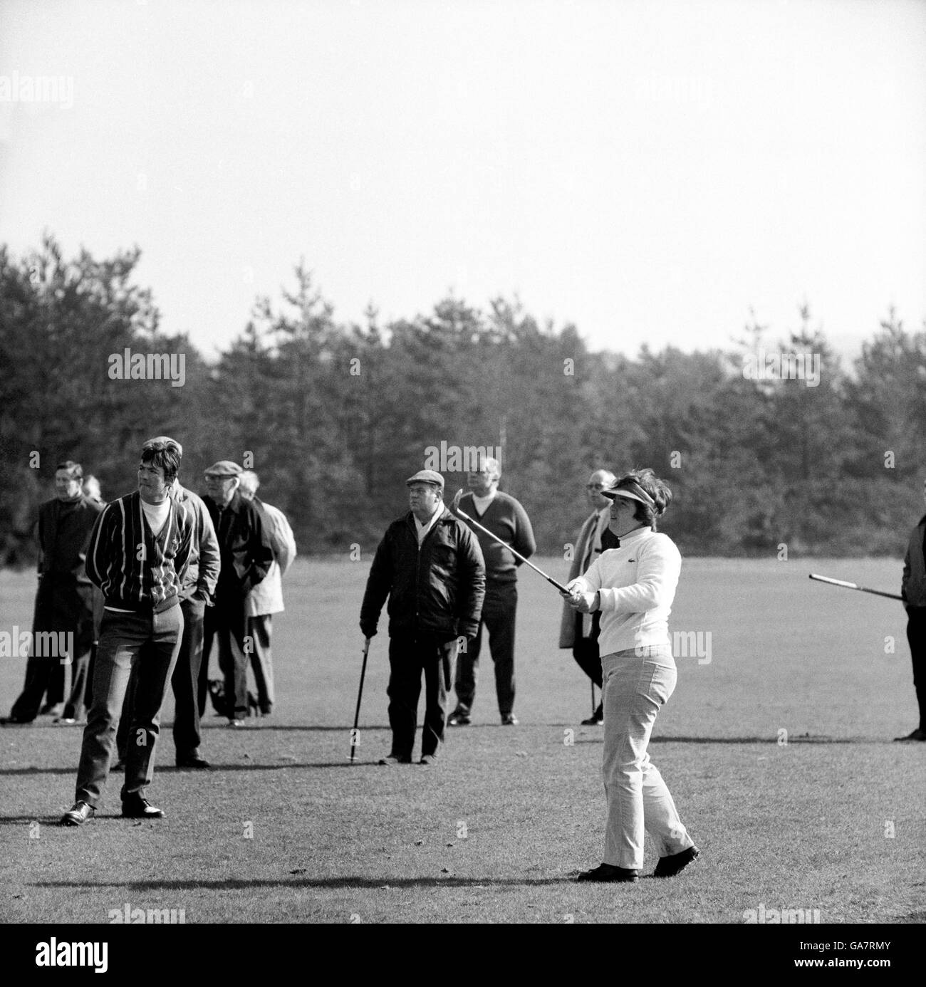 Women's Golf - 28e tournoi Open Foursomes.Catherine Lacoste (r) Banque D'Images