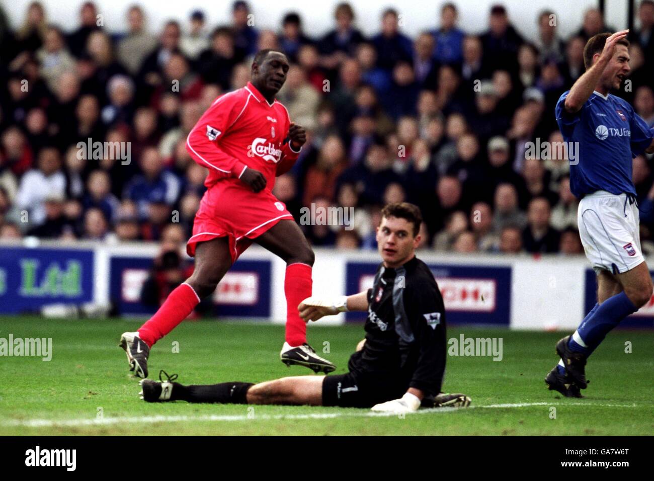 Soccer - FA Barclaycard Premiership - Ipswich Town v Liverpool Banque D'Images