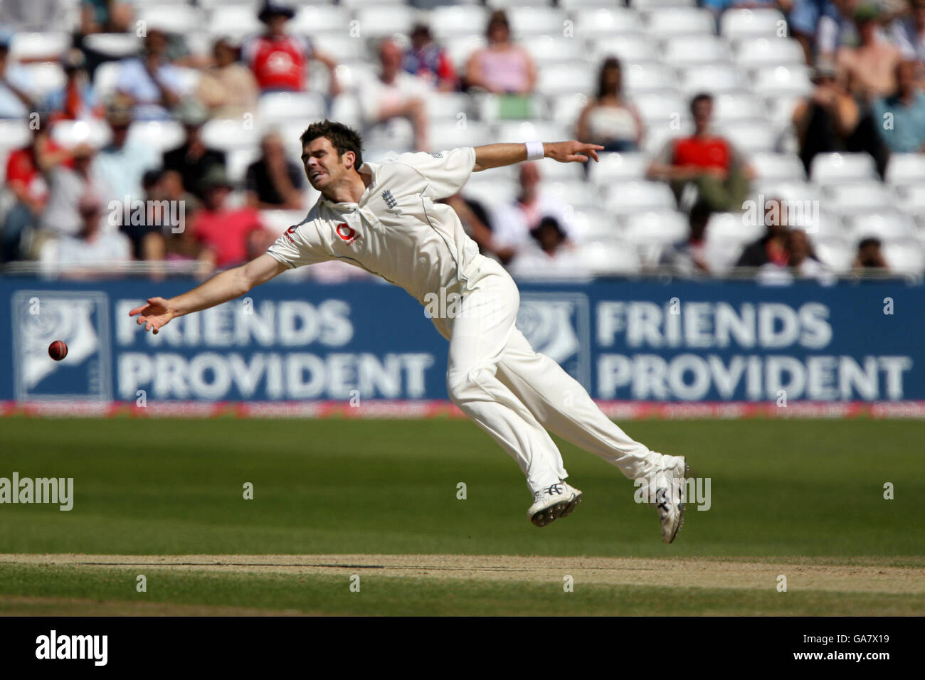 Cricket - npower deuxième Test - Angleterre v Inde - Jour cinq - Trent Bridge Banque D'Images