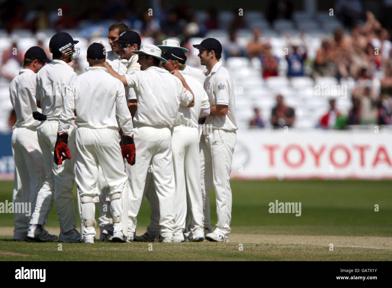 Cricket - npower deuxième Test - Angleterre v Inde - Jour cinq - Trent Bridge Banque D'Images
