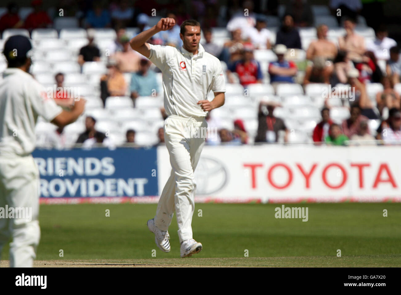 Cricket - npower deuxième Test - Angleterre v Inde - Jour cinq - Trent Bridge Banque D'Images