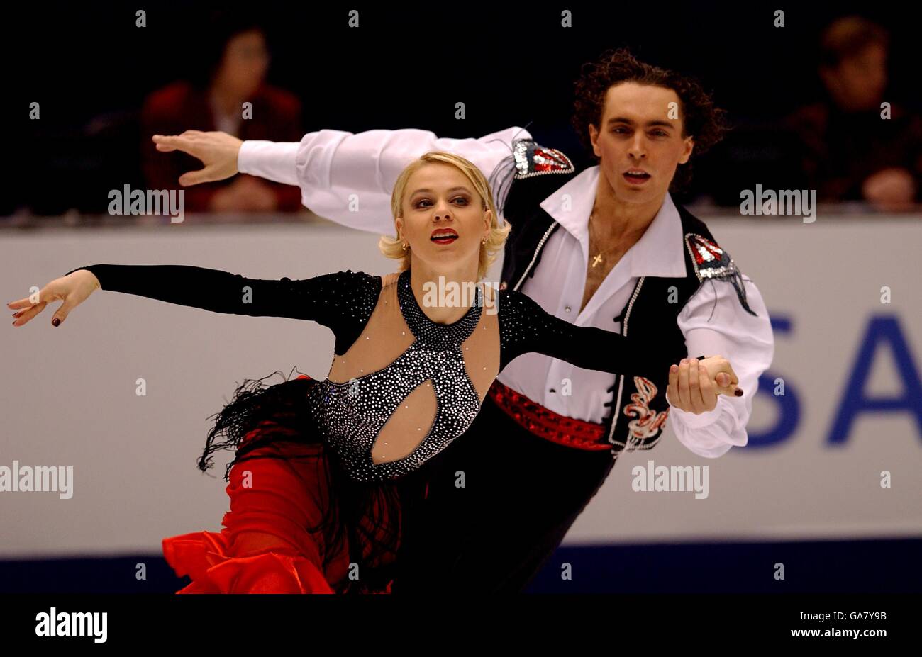 - Jeux Olympiques d'hiver de Salt Lake City 2002 - Patinage artistique - danse sur glace - Danse originale Banque D'Images