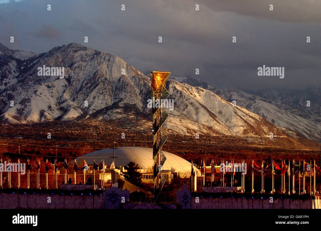 - Jeux Olympiques d'hiver de Salt Lake City 2002 - Cérémonie de Clôture Banque D'Images