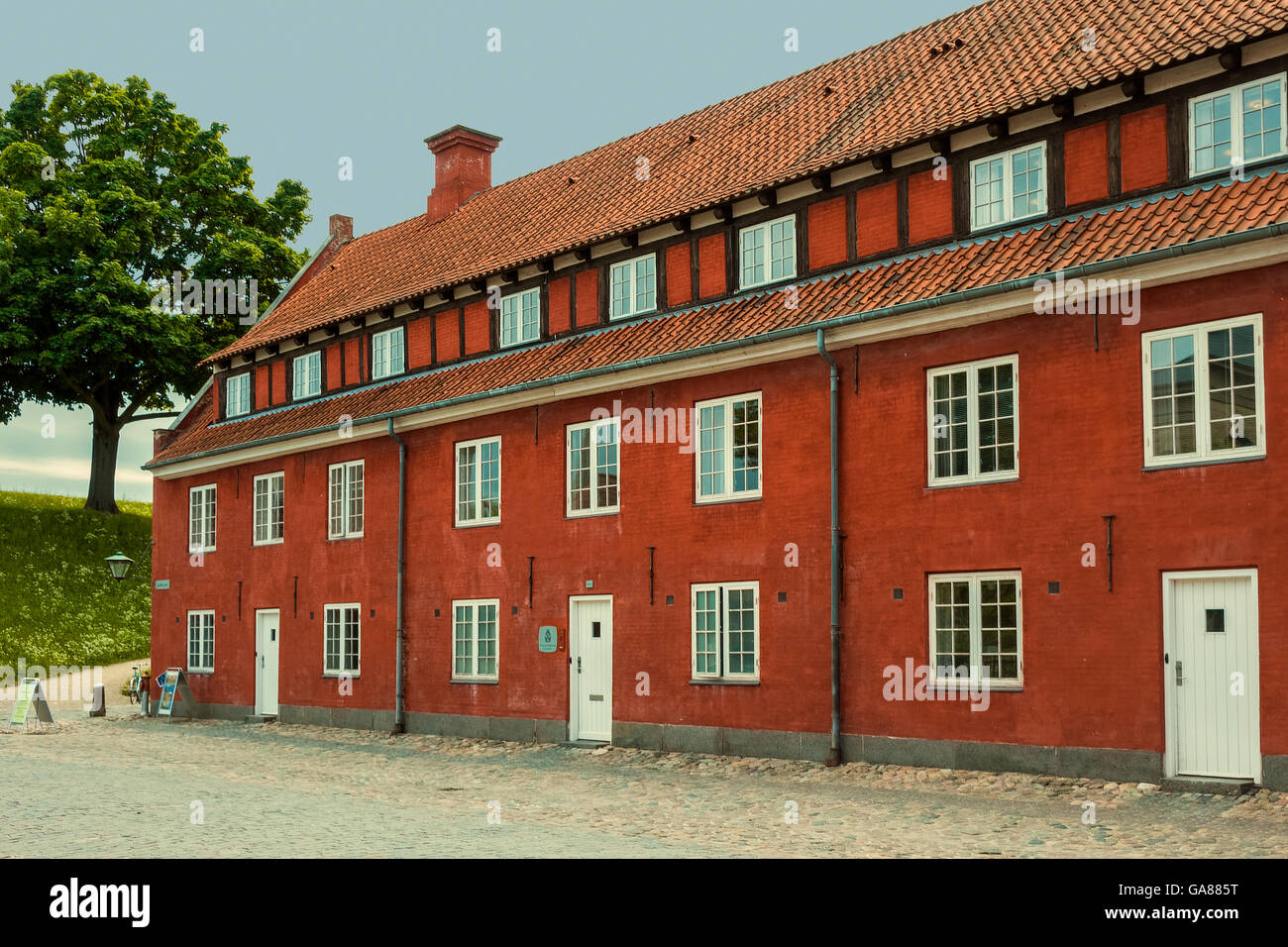 Photos prises à l'intérieur de la forteresse de Kastellet Copenhagen Danemark Banque D'Images