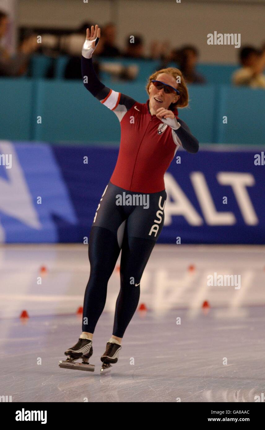 Patinage de vitesse pour femmes Banque de photographies et d’images à