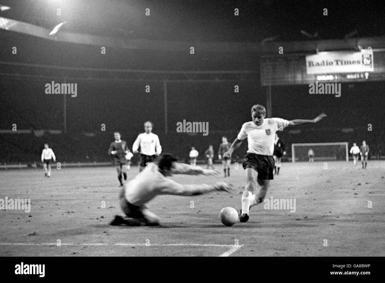 Soccer - Championnat d'APPLY - Groupe 8 - Angleterre v Pays de Galles Banque D'Images