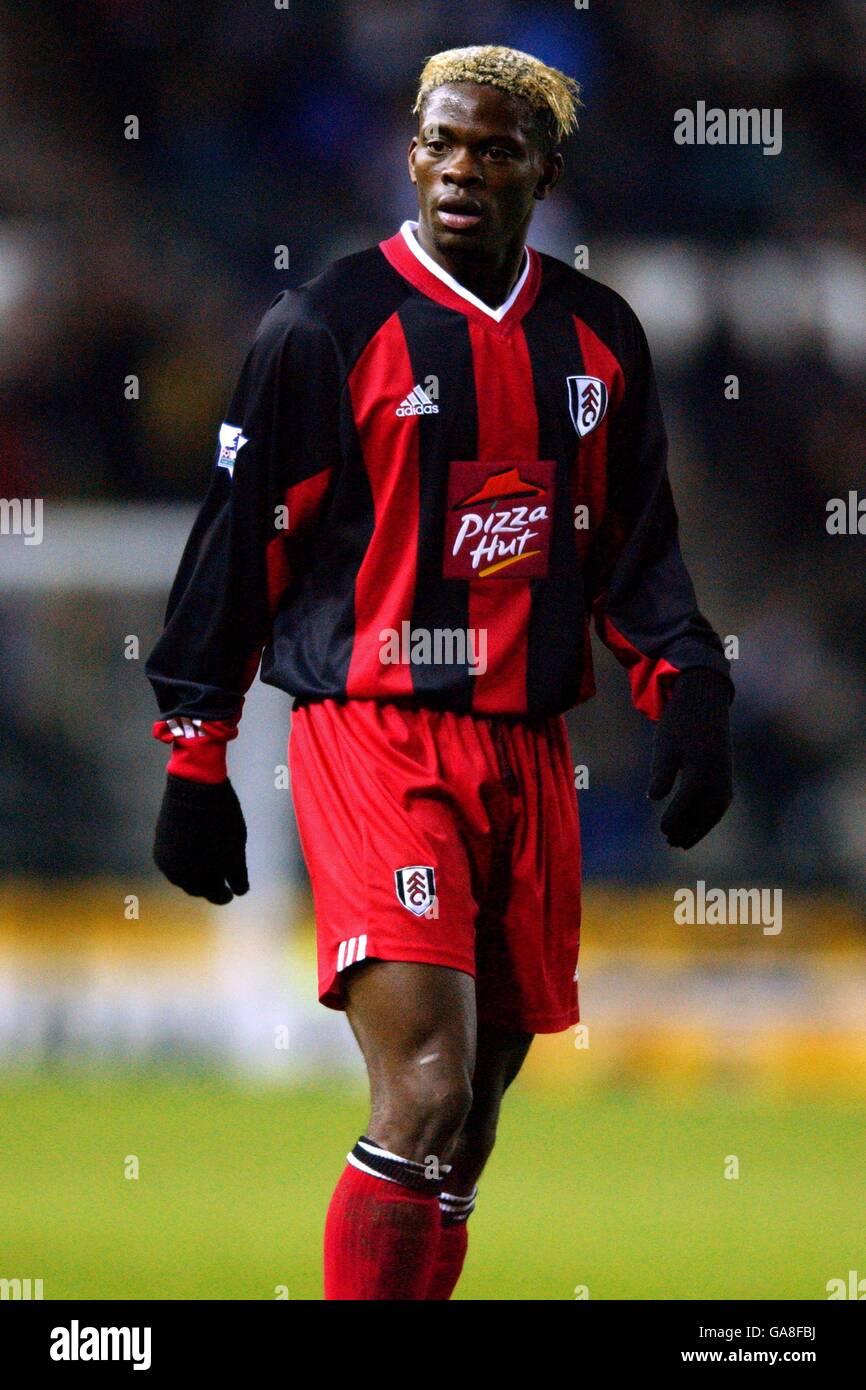 Soccer - FA Barclaycard Premiership - Derby County v Fulham. Louis Saha, Fulham Banque D'Images